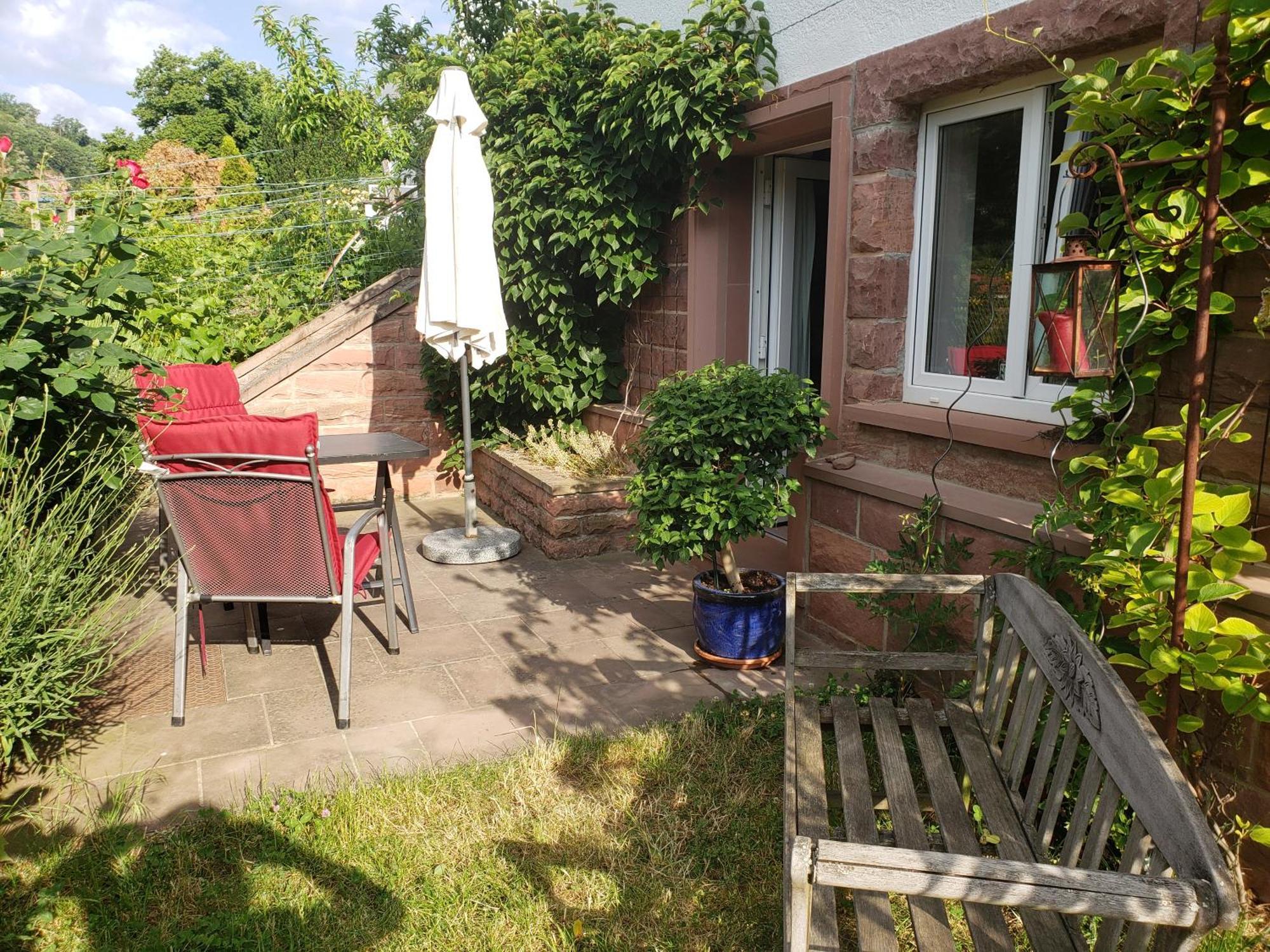 Panorama-Blick Miltenberg, 3 Pers., Zentr., Am Main, Terrasse, Bootverleih, P Exterior foto